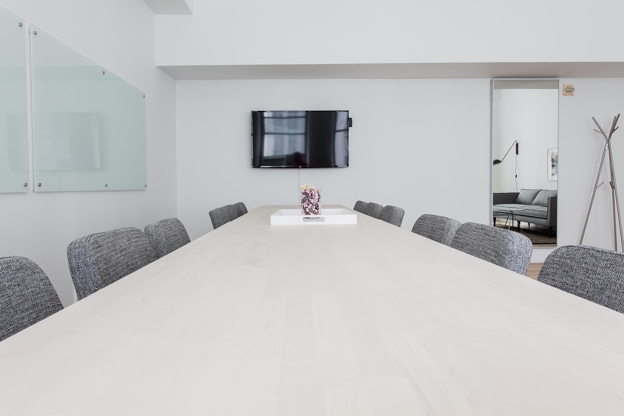 Chairs, conference room, furniture — Reduce Operational Overhead by Partnering with White Label SEO Providers